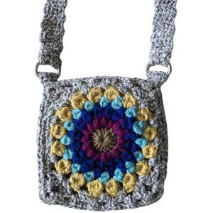 Handmade crochet flower bag